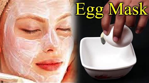 Homemade Egg White Face Mask For Glowing Skin New Look Youtube