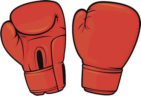Drawing pair of boxing gloves icon outline style clipart drawing. Royalty Free Boxing Glove Clip Art, Vector Images & Illustrations - iStock