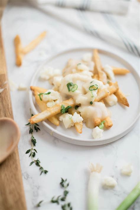 Epic Vegetarian Poutine With Easy Homemade Vegetarian Gravy The