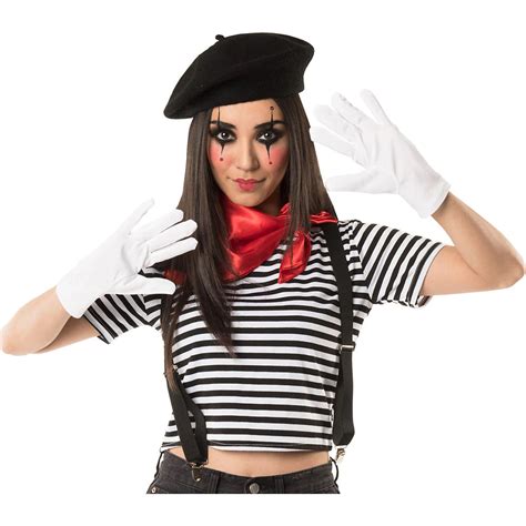 Awesome lady beetlejuice diy costume. Adult Mime Costume Accessory Kit | Party City | Mime ...