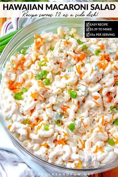 Mac salad (aka macaroni salad and hawaiian macaroni salad) is a popular side dish in hawaii. This Classic Hawaiian Macaroni Salad recipe has a ...