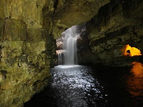 Waterfall Inside Smoo Cave Picture Of Sango Bay Durness