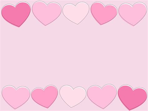 Pink Hearts Frame Free Stock Photo Public Domain Pictures