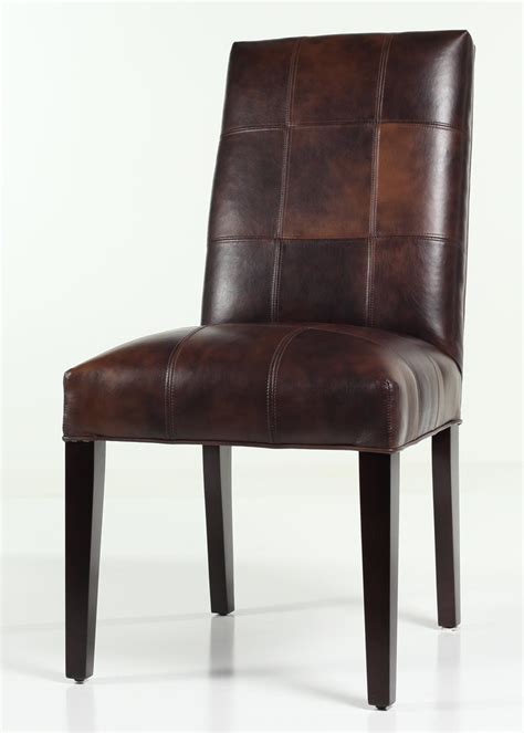 Armchair, lounge chair, dining chair, even a leather topped stool! Trent Leather Dining Chair - Customize Color & Finish ...