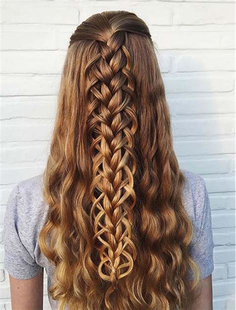 Side Braid Hairstyles For Long Hair For Stylish Ladies In 2018 Fashionre