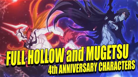 Bleach Brave Souls 4th Anniversary Full Hollow Ichigo And Mugetsu Ichigo Jcr Comic Arts