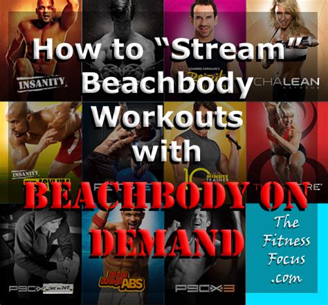 Stream Your Favorite Workouts With Beachbody On Demand