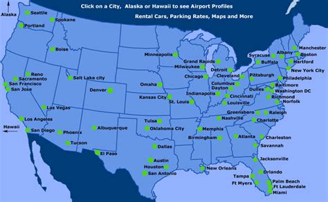 Airports In Usa Map