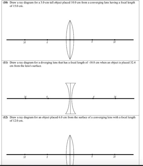 Ray Diagrams Worksheets Answers
