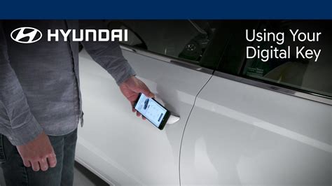 Using Your Digital Key Hyundai Hyundai How Tos