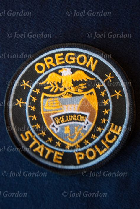 Oregon State Police Patch Joel Gordon Photography