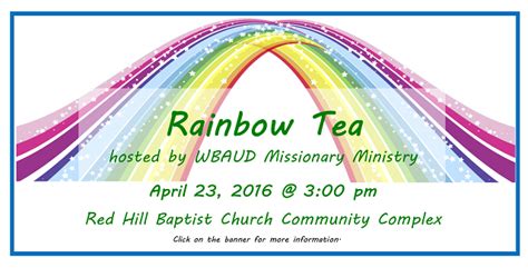 Wbaud Rainbow Tea Wateree Baptist Association Upper Division