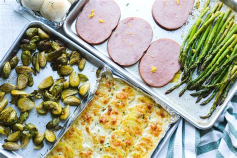 Easy Sheet Pan Easter Dinner Home Sweet Table Healthy Fresh And