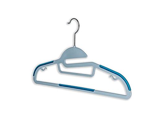 Briausa Dry Wet Clothes Hangers Amphibious Light Blue With Non Slip