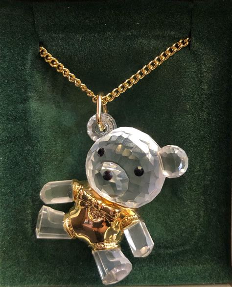 Swarovski Teddy Bear Necklace Hannasofblowingrock