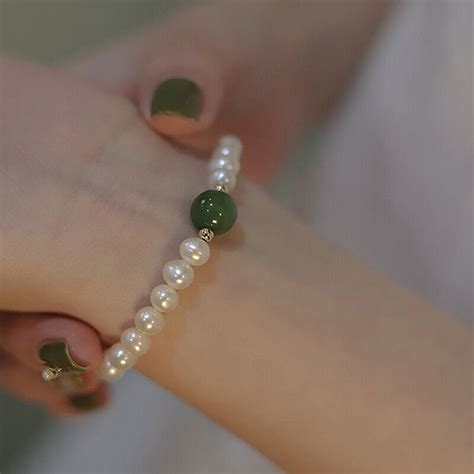 Luxury Vintage Indigo Naturalis Bracelet Natural Freshwater Pearl Beads