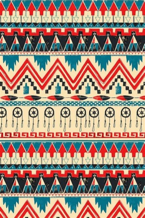 46 Aztec Tribal Wallpaper