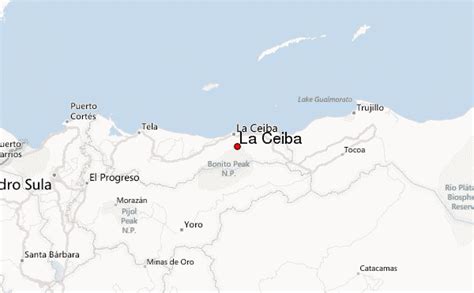 La Ceiba Honduras Map