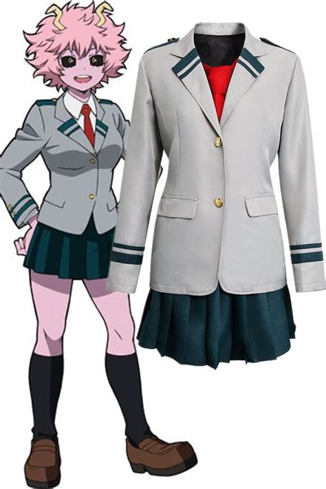 Anime Bnha Ochaco Tsuyu Kyoka School Uniforms Girl Women Boku No Hero