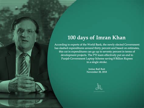 100 Days Of Imran Khan Jinnah Rafi Foundation