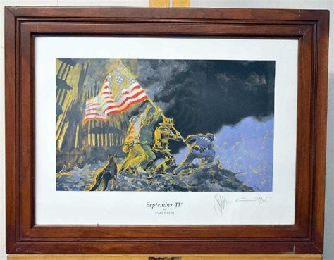 Signed Jamie Wyeth Print September 11th