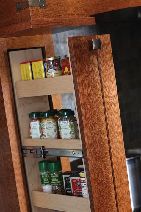 Pull Out Spice Rack In Wood Hood With Tower Or Pillar Dura Supreme