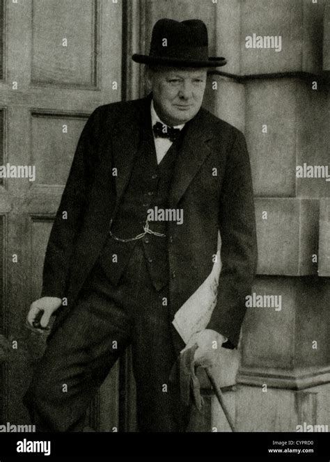 Winston Churchill 1874 1965 British Statesman Soldier And Author