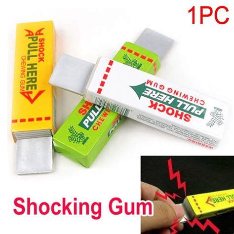Buy 1pcs Funny Practical Joke Shock Electric Shocker Zapper Chewing Gum Gag T At Affordable