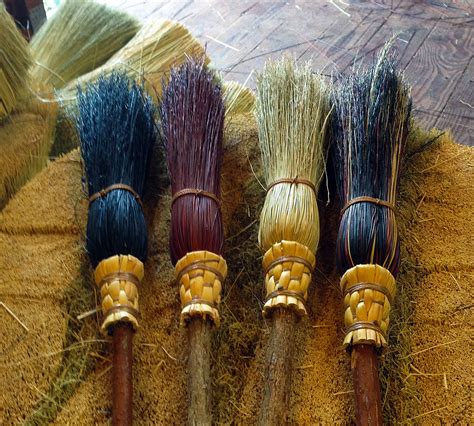 Rust Colored Ceremonial Besom Witches Broom