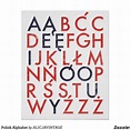 Póster Alfabeto polaco | Zazzle.es | Polish alphabet, Alphabet poster ...