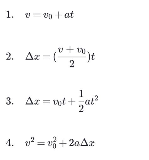 Solved Physics Calculator Java Solves Kinematic Equations