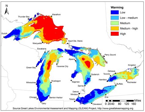 New Great Lakes Map Highlights Environmental Threats And Opportunities