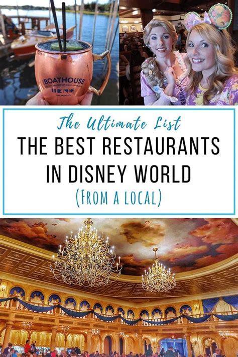 The Best Restaurants In Disney World Living By Disney Artofit