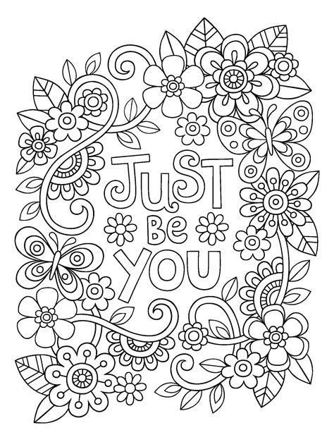 Printable Quote Coloring Pages Coloring Page Blog