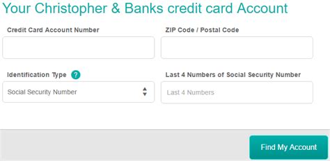 Find credit card issuer customer service phone numbers. Christopher & Banks Credit Card Login | Make a Payment