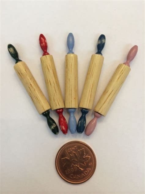 Miniature Rolling Pins By France Cabana 112 Scale