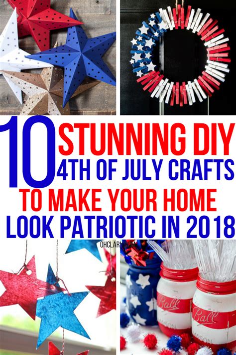 10 Easy 4th Of July Crafts To Make In 2018 Fourth Of July Is The