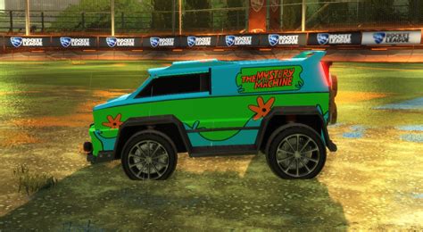 Mystery Machine Decal For Merc Rocket League Mods