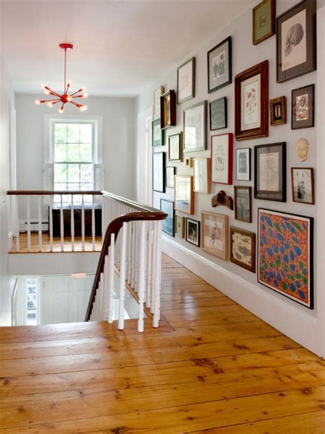 Shed this one is very high. How To Hang Pictures In Your Home's Hallway