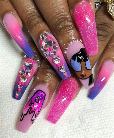 Cookiepower50 In 2020 Luxury Nails Cute Nails Nail Shapes