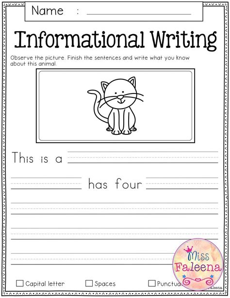 Printable Writing Worksheets For 1st Grade Schematic And Wiring Diagram