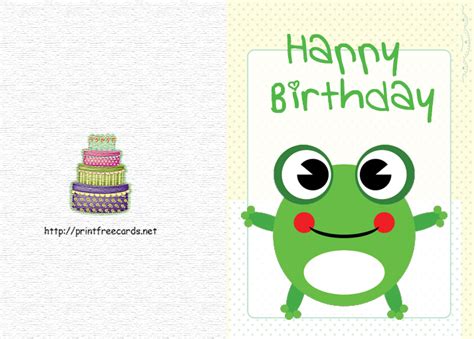 3 Best Images Of Free Printable Foldable Birthday Cards Printable