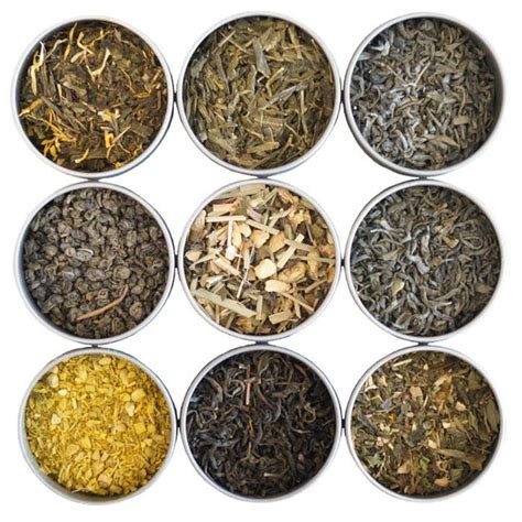 Heavenly Tea Leaves Organic Loose Leaf Green Tea Sampler Multi