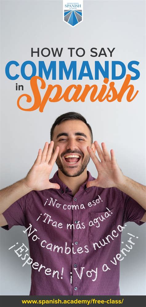 Learning Resources Commands In Spanish Spanish Commands Learning