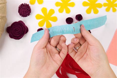 Diy Felt Flower Wreath Craft Box Girls