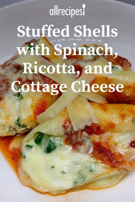 I subbed the cashews in the sauce with cottage cheese (less calories, more protein). Stuffed Shells with Spinach, Ricotta, and Cottage Cheese ...