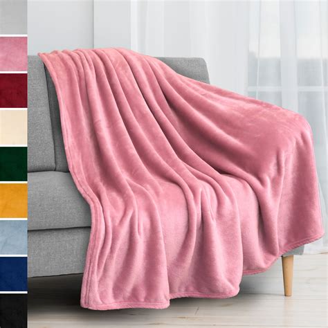 Pavilia Fleece Blanket Throw Super Soft Plush Luxury Flannel Throw Lightweight Microfiber