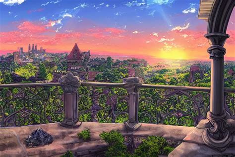 Aggregate More Than Anime Castle Balcony Background Latest Ceg Edu Vn