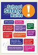 School Safety Rules - A3 - Teacher Superstore | School safety, Safety ...