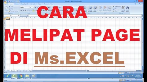 Cara Melipat Lembar Kerja Ms Excel Membuat Page Excel Tersembunyi